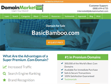 Tablet Screenshot of basicbamboo.com